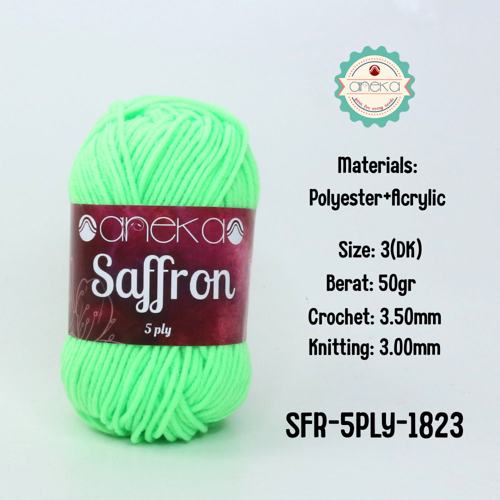 KATALOG - Benang Rajut Saffron 5 Ply / Crochet Knitting Yarn - Part 1