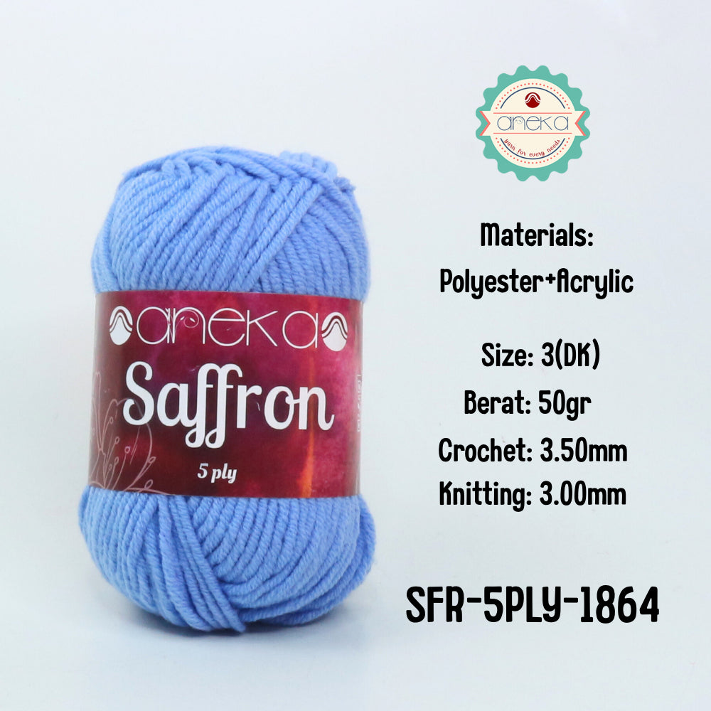 KATALOG - Benang Rajut Saffron 5 Ply / Crochet Knitting Yarn - Part 1