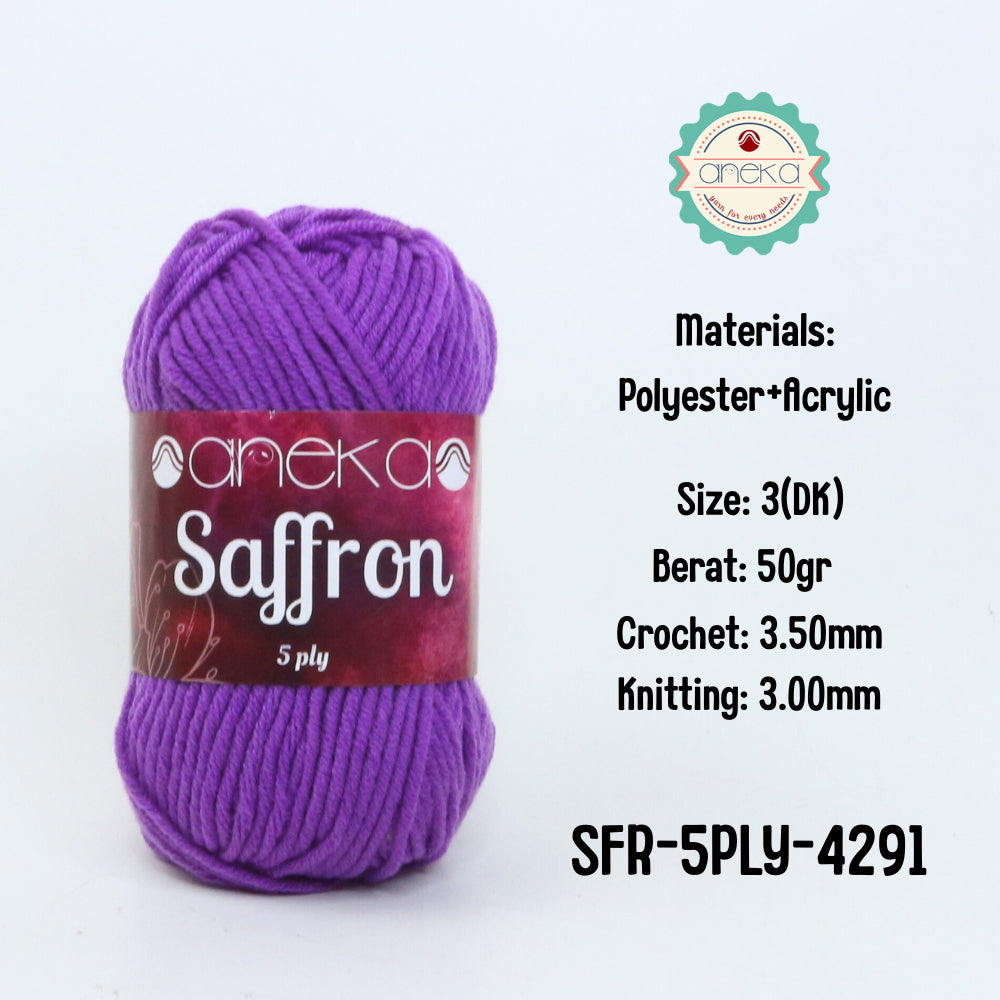 KATALOG - Benang Rajut Saffron 5 Ply / Crochet Knitting Yarn - Part 1