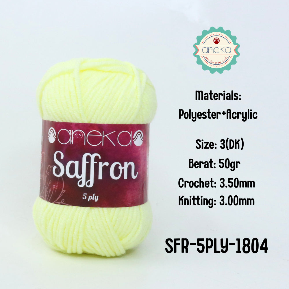 KATALOG - Benang Rajut Saffron 5 Ply / Crochet Knitting Yarn - Part 1
