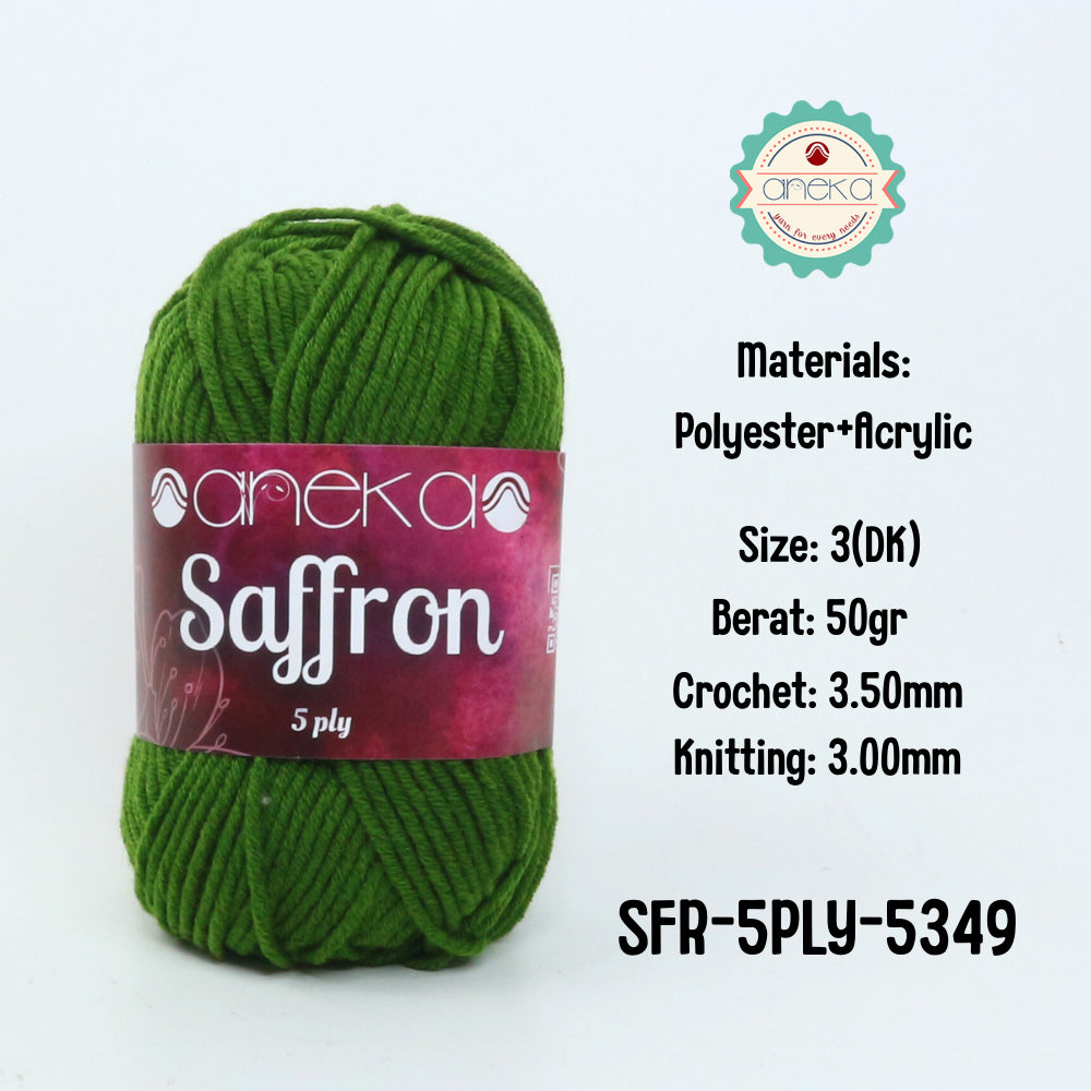 KATALOG - Benang Rajut Saffron 5 Ply / Crochet Knitting Yarn - Part 1