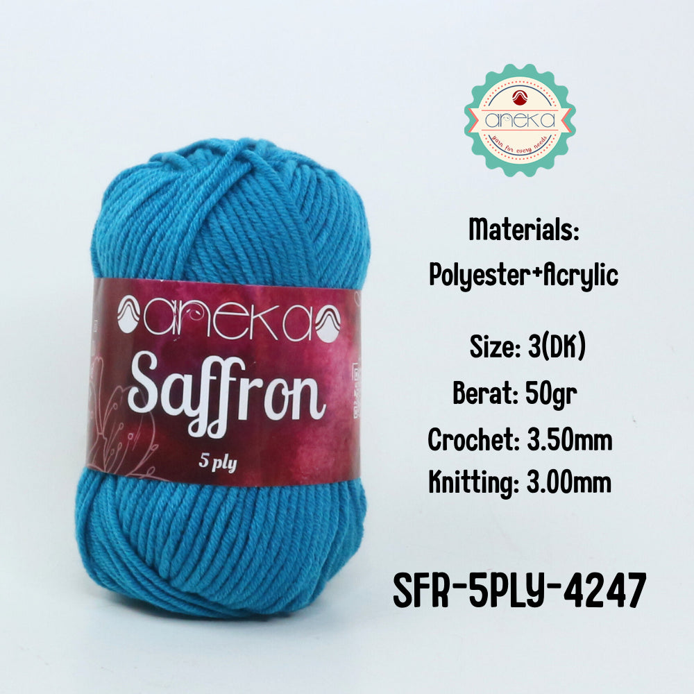 KATALOG - Benang Rajut Saffron 5 Ply / Crochet Knitting Yarn - Part 1