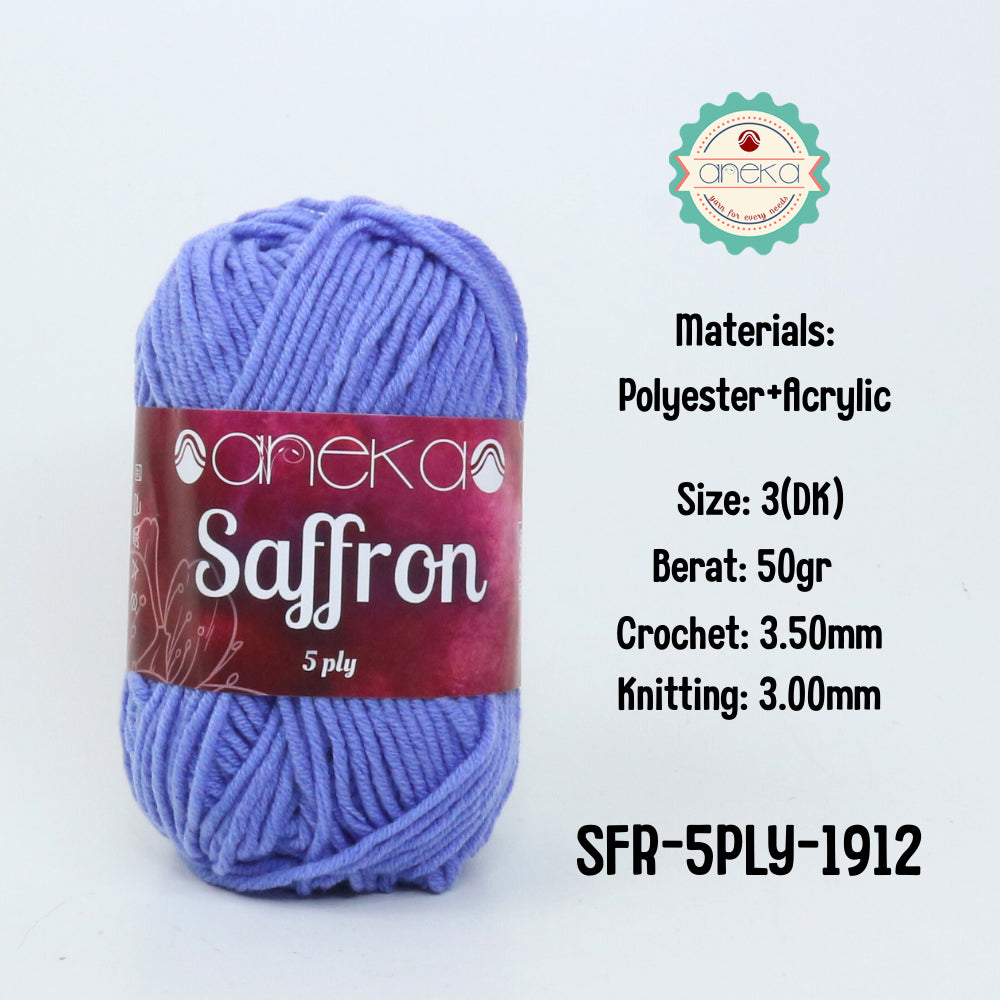 KATALOG - Benang Rajut Saffron 5 Ply / Crochet Knitting Yarn - Part 1