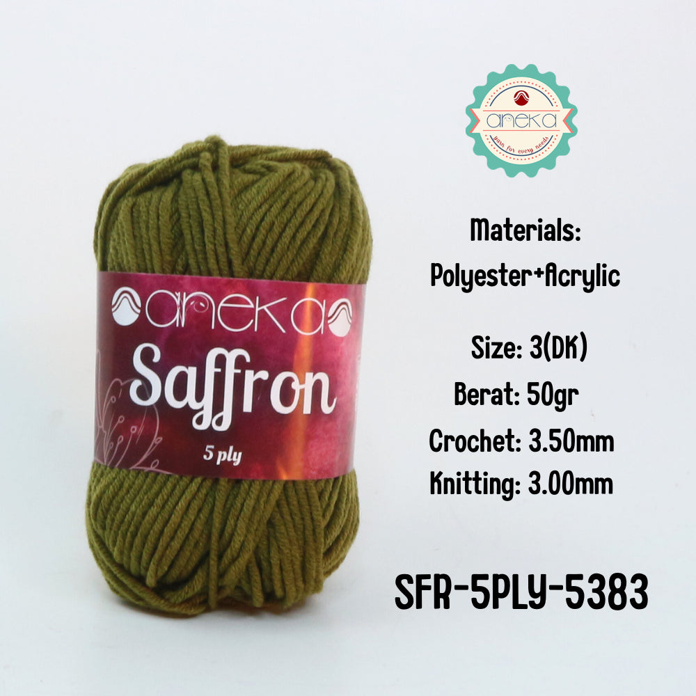 KATALOG - Benang Rajut Saffron 5 Ply / Crochet Knitting Yarn - Part 1