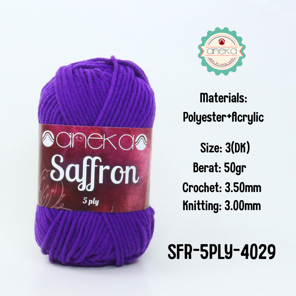 KATALOG - Benang Rajut Saffron 5 Ply / Crochet Knitting Yarn - Part 1
