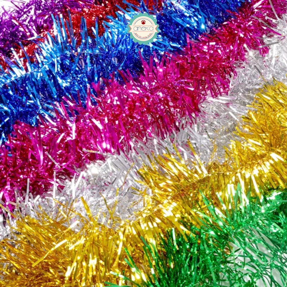 KATALOG - Slinger Ornament / Hiasan Pohon Natal / Dekorasi Rumbai Warna-Warni