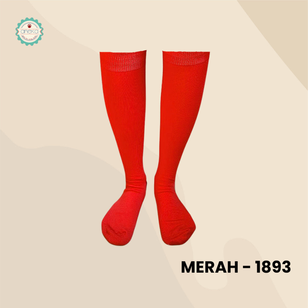 KATALOG - Kaos Kaki Bola Polos Panjang Selutut Tebal / Kaos Kaki Futsal Sport Premium / Dewasa Pria Wanita