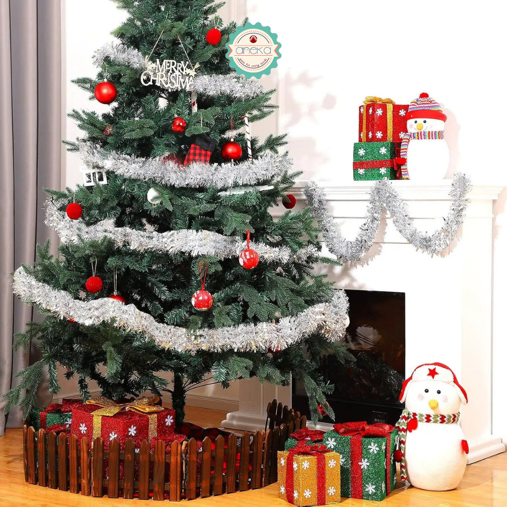 KATALOG - Slinger Ornament / Hiasan Pohon Natal / Dekorasi Rumbai Warna-Warni