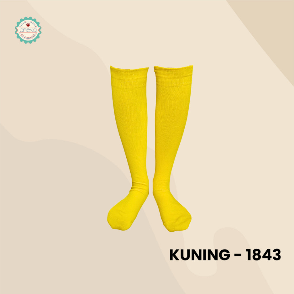 KATALOG - Kaos Kaki Bola Polos Panjang Selutut Tebal / Kaos Kaki Futsal Sport Premium / Dewasa Pria Wanita