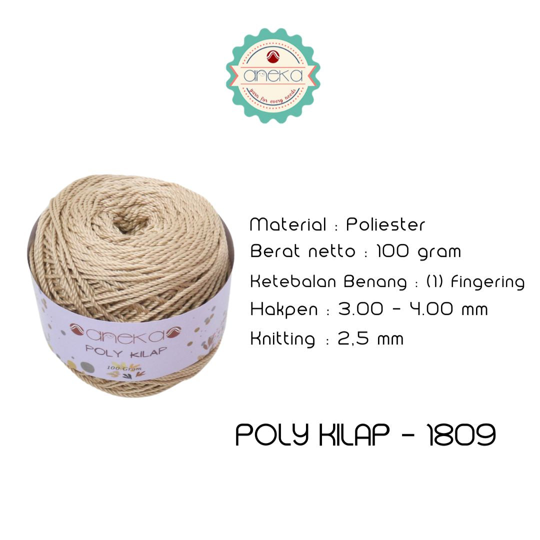 KATALOG - PREMIUM Benang Rajut Polyester/ Poliester / Poli Poly Kilap Warna PART 1