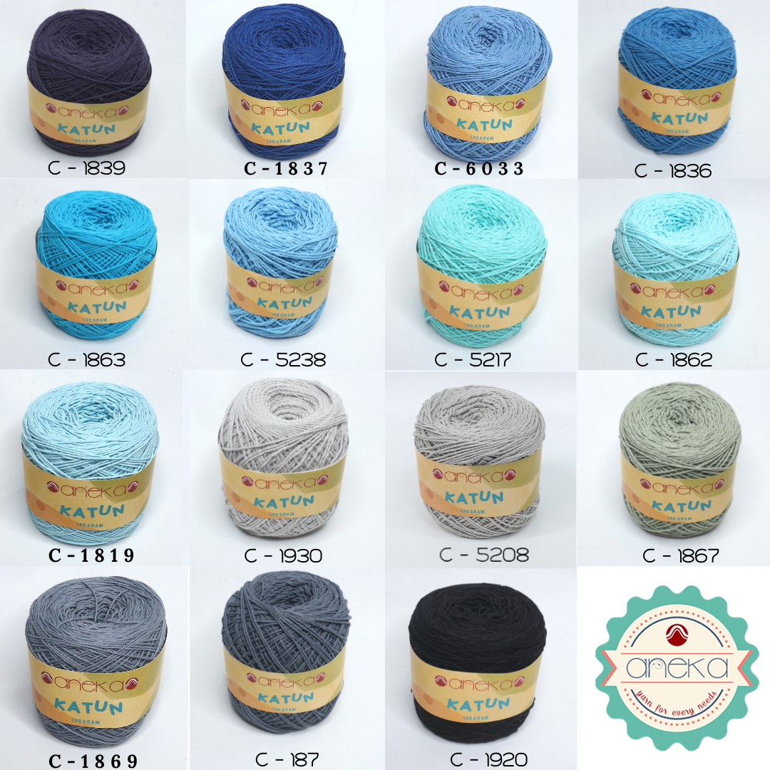 CATALOG - Plain Cotton Knitting Yarn Part 1