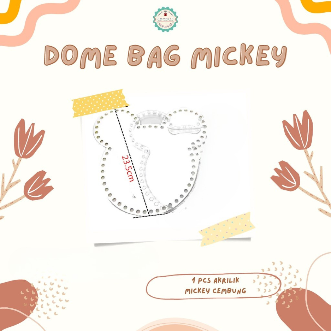 ANEKA - Knitting Bag Dome Style / Tas Boneka Bulat DIY (ALAT SAJA)