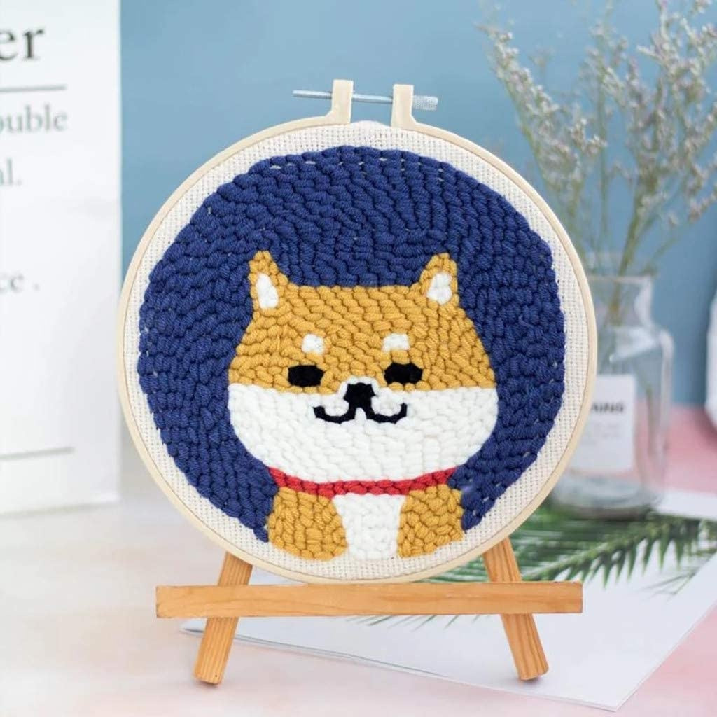 KATALOG - Round Canvas Punch Needle ANK / Kanvas Punch Bulat DIY