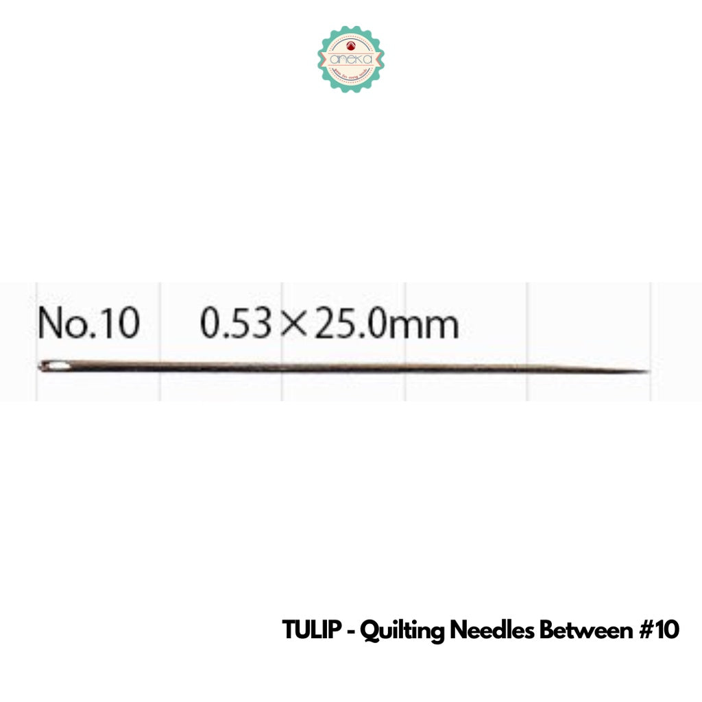 Tulip Jarum Needles for Quilting, Sashiko, Embroidery, Tapestry, Sewing, Piecing, Chenille, & Applique