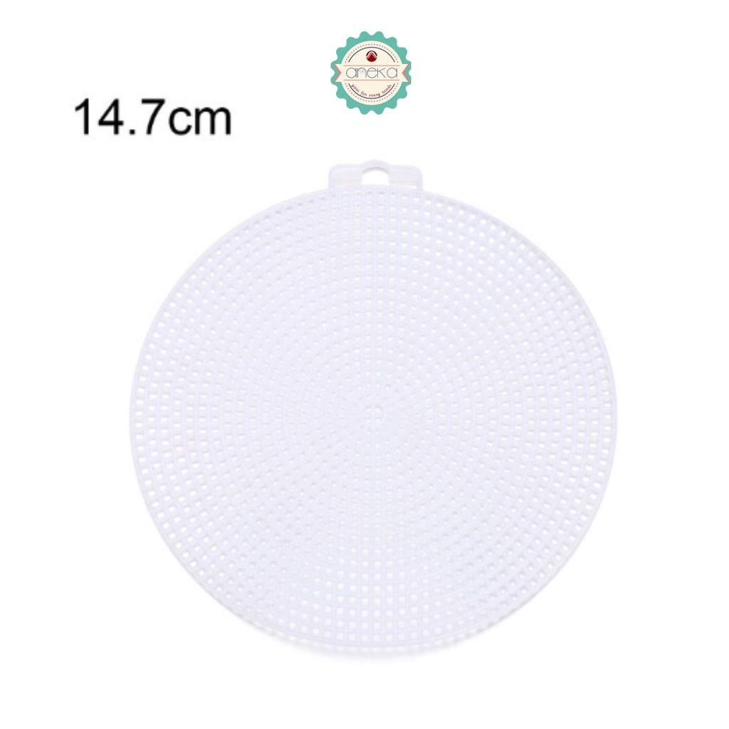 ANEKA - Plastic Canvas Round / Kanvas Alas Tas Bulat