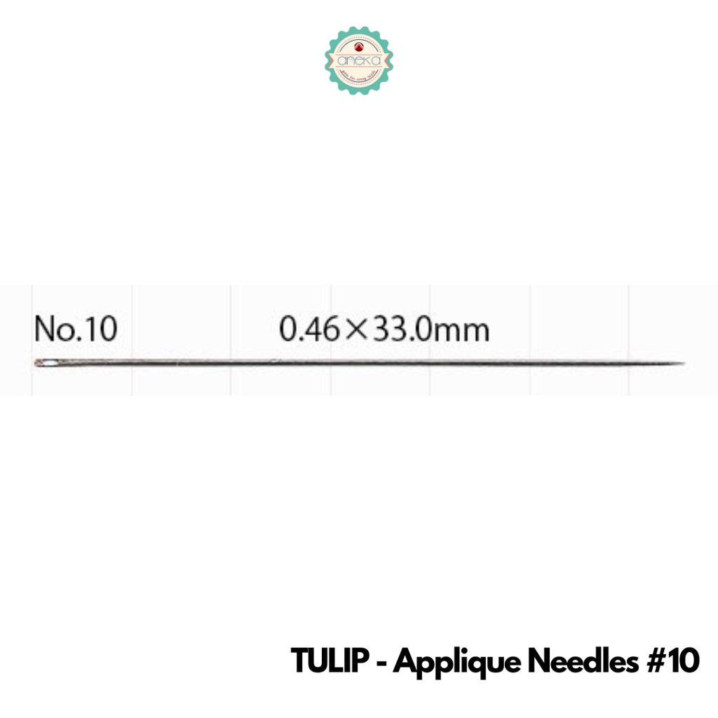 Tulip Jarum Needles for Quilting, Sashiko, Embroidery, Tapestry, Sewing, Piecing, Chenille, & Applique