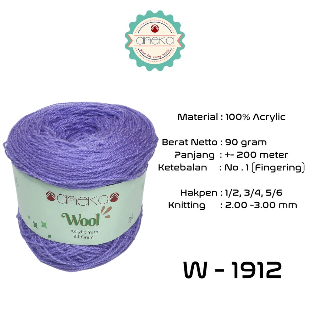 KATALOG - Benang Rajut Wool / Wol / Siet Yarn 90 gram - PART 3