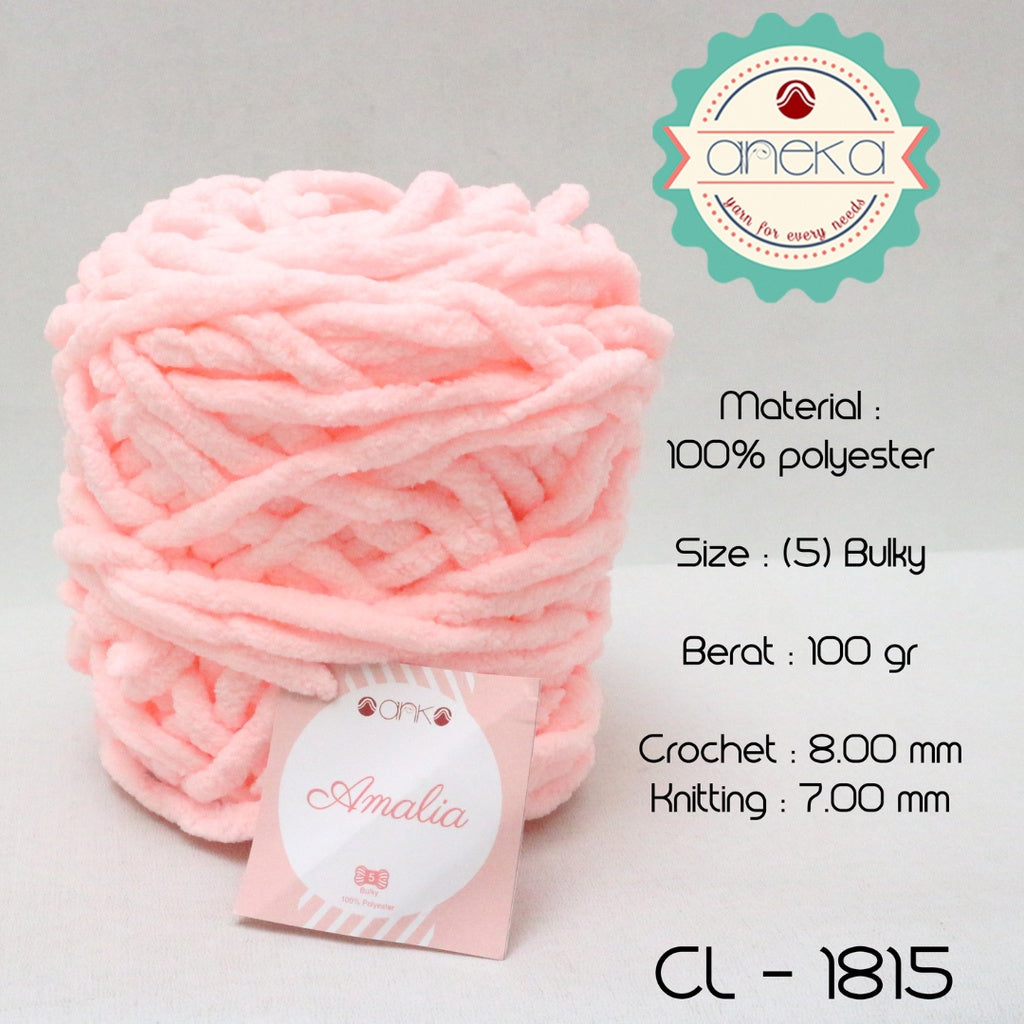 KATALOG - Benang Rajut Chenille Midi Amalia Yarn PART 1
