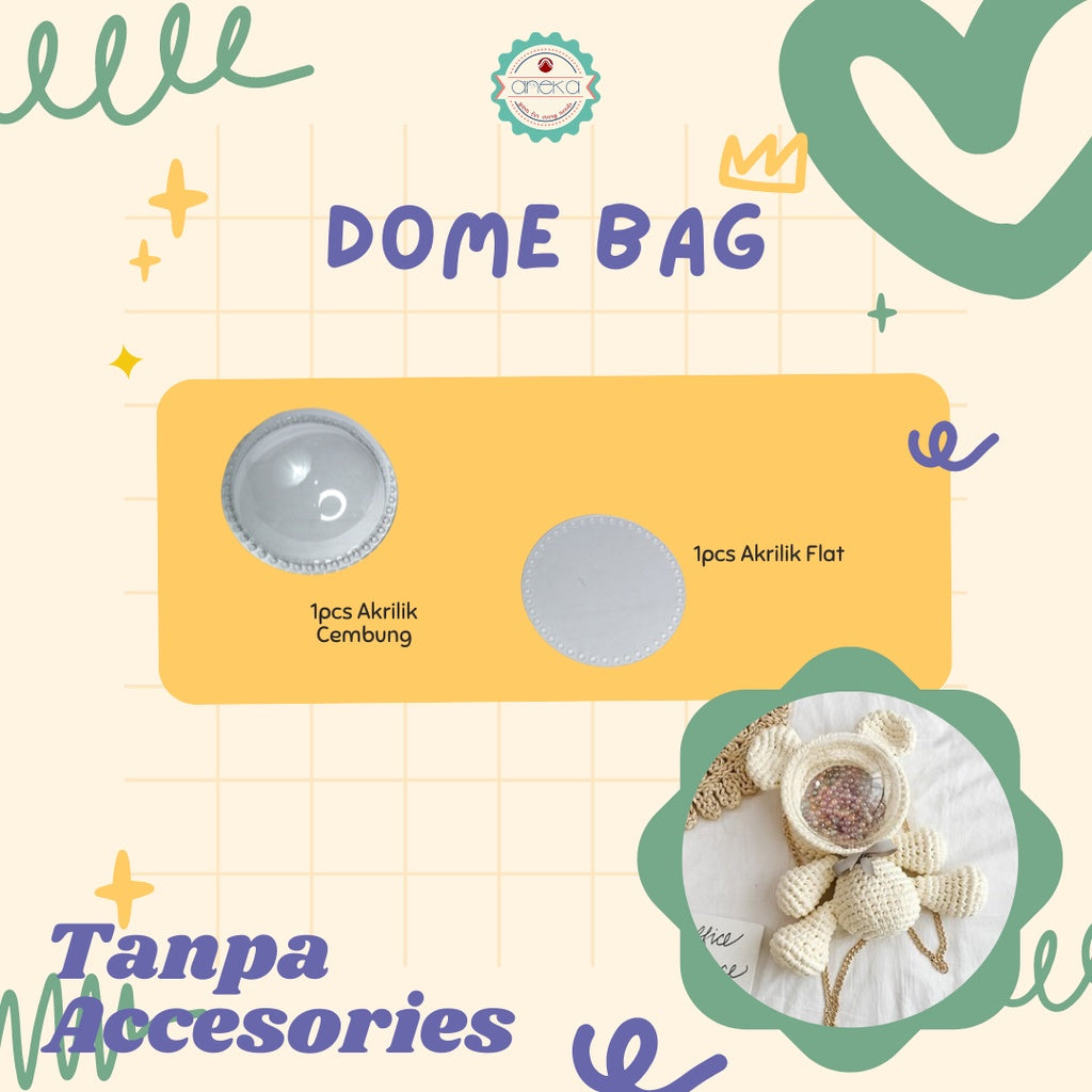ANEKA - Knitting Bag Dome Style / Tas Boneka Bulat DIY (ALAT SAJA)