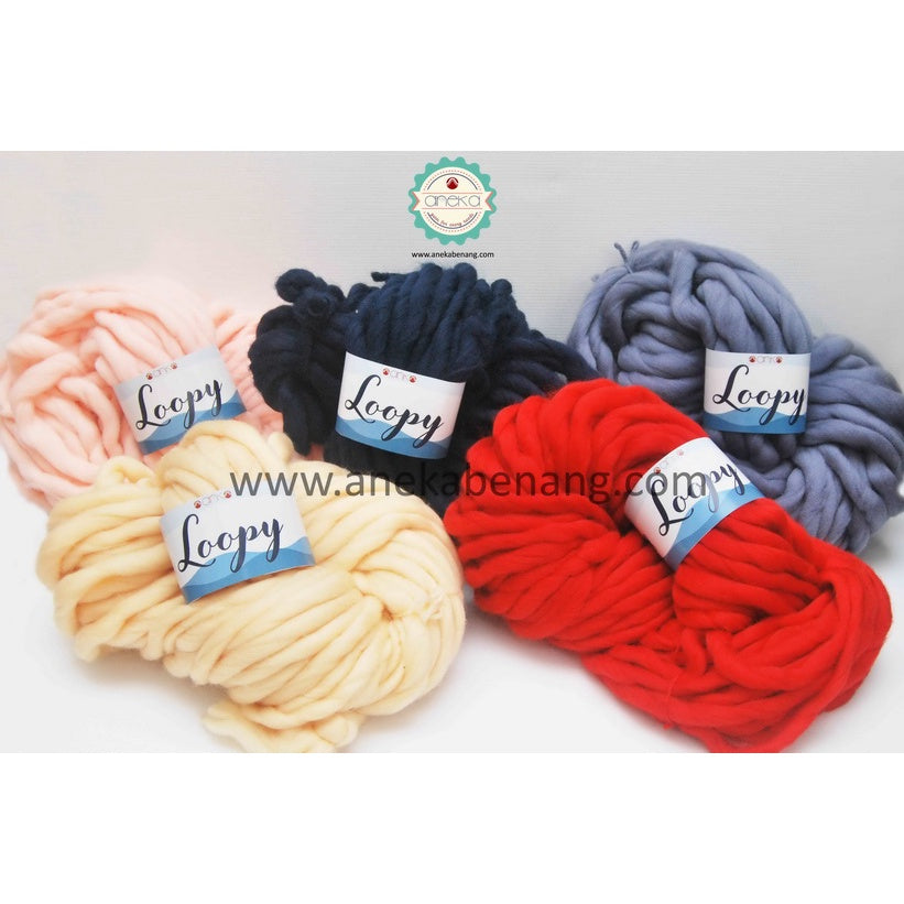 KATALOG - Benang Wol / Wool Ekstra Tebal - LOOPY YARN