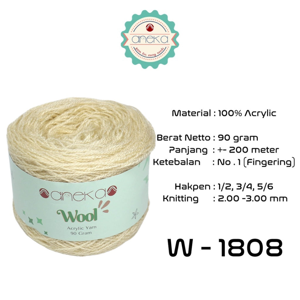 KATALOG - Benang Rajut Wool / Wol / Siet Yarn 90 gram - PART 1
