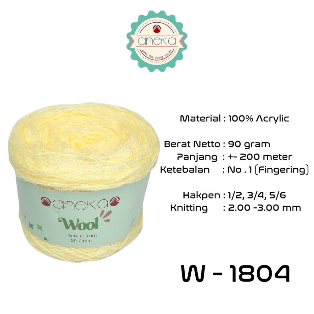 KATALOG - Benang Rajut Wool / Wol / Siet Yarn 90 gram - PART 1