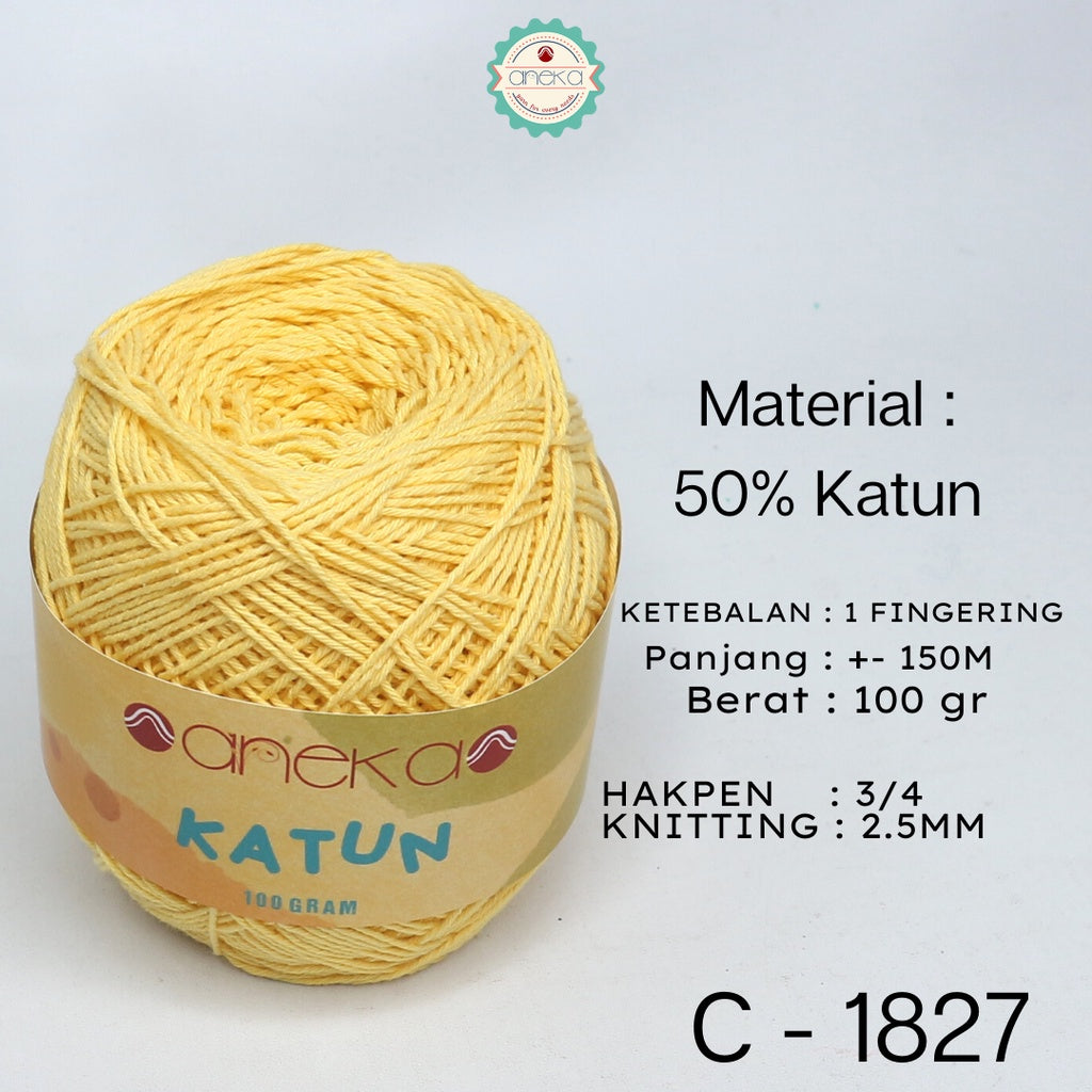 KATALOG - Benang Rajut Katun Polos Part 2