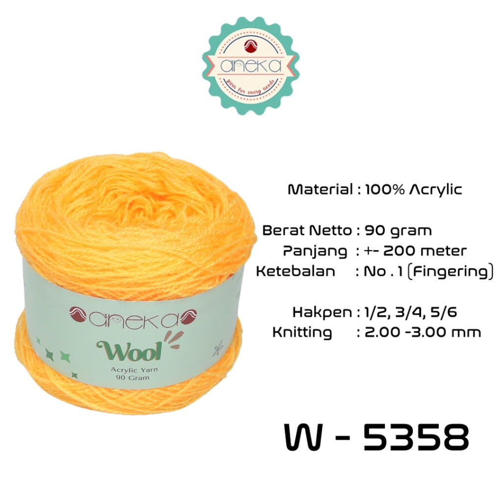 KATALOG - Benang Rajut Wool / Wol / Siet Yarn 90 gram - PART 1