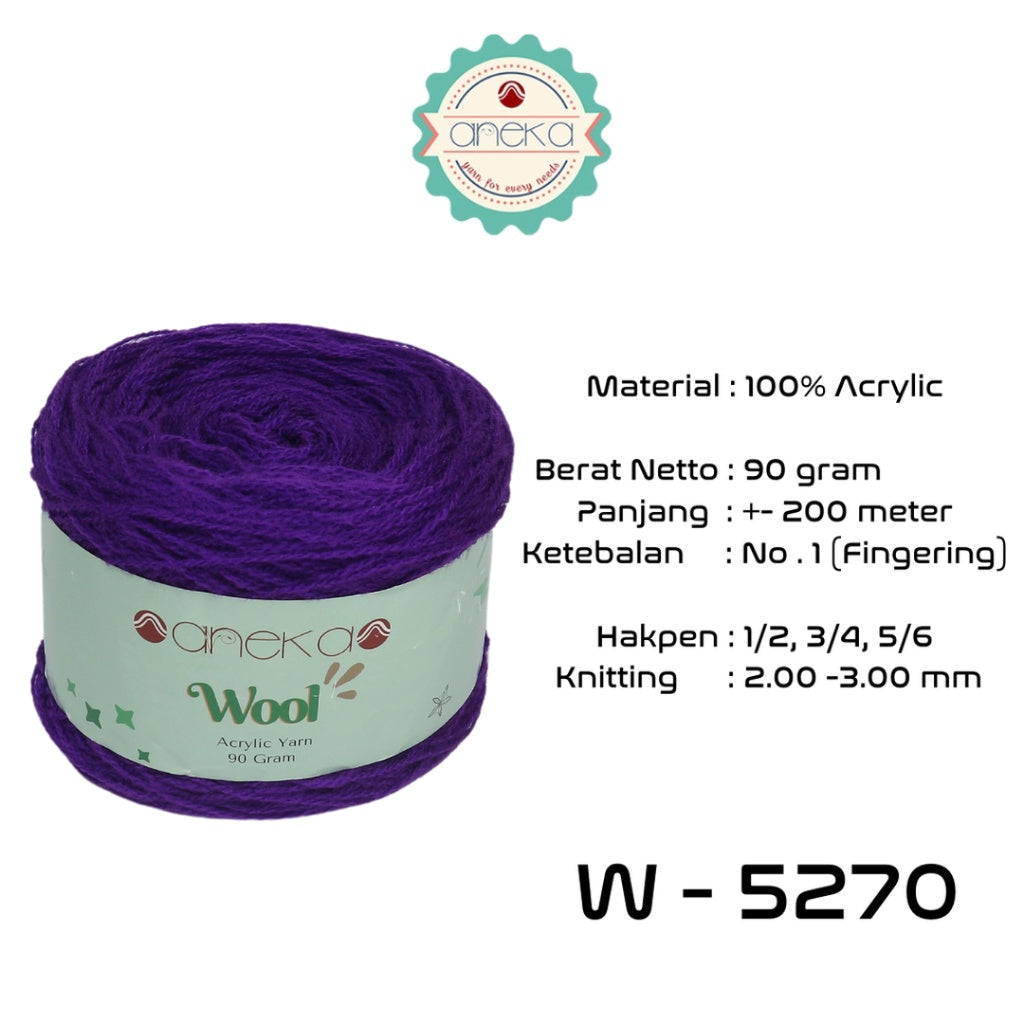 KATALOG - Benang Rajut Wool / Wol / Siet Yarn 90 gram - PART 3