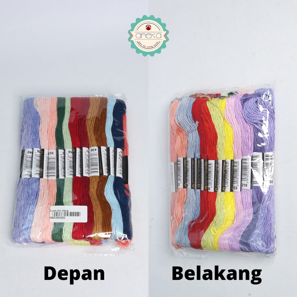 KATALOG - Paket Benang Sulam / Menyulam ANK Premium