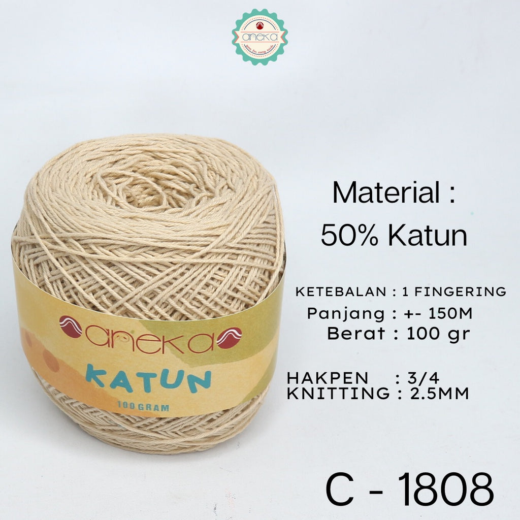 KATALOG - Benang Rajut Katun Polos Part 1