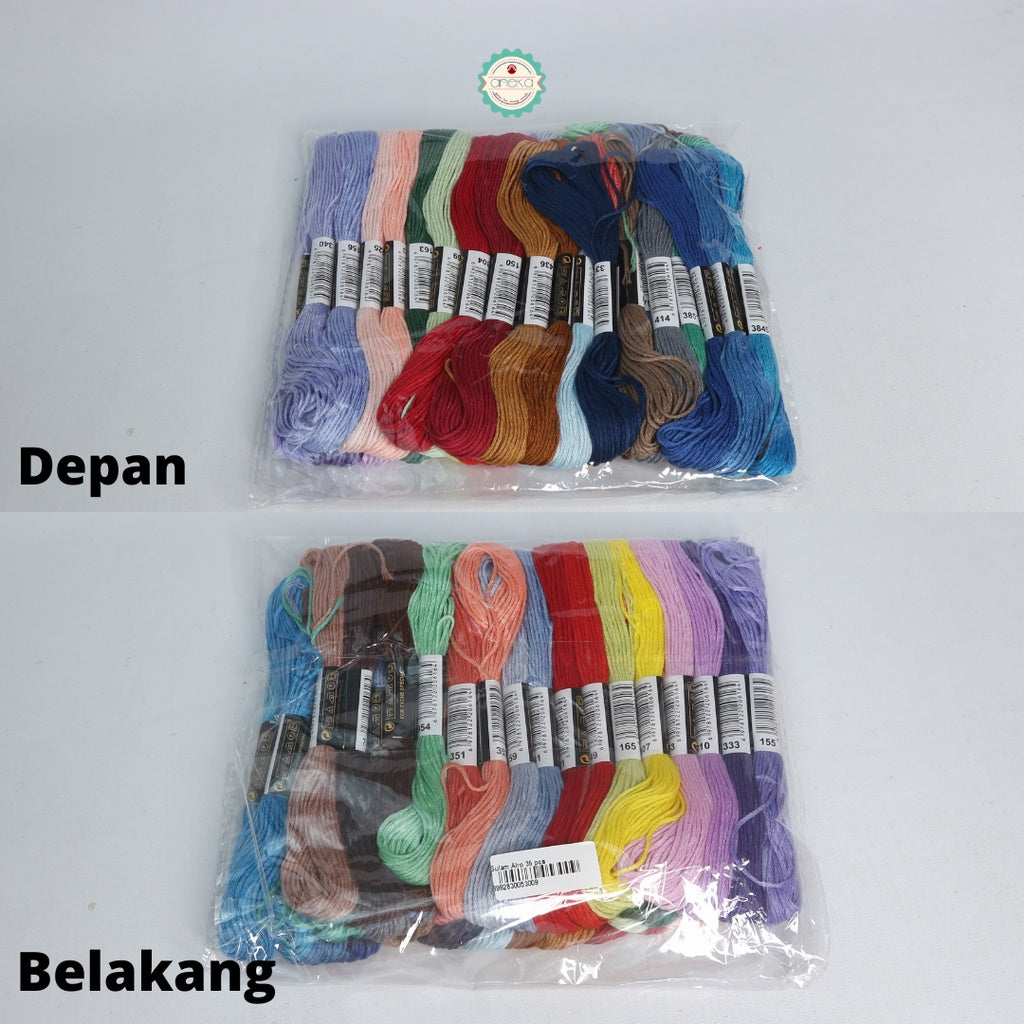 KATALOG - Paket Benang Sulam / Menyulam ANK Premium