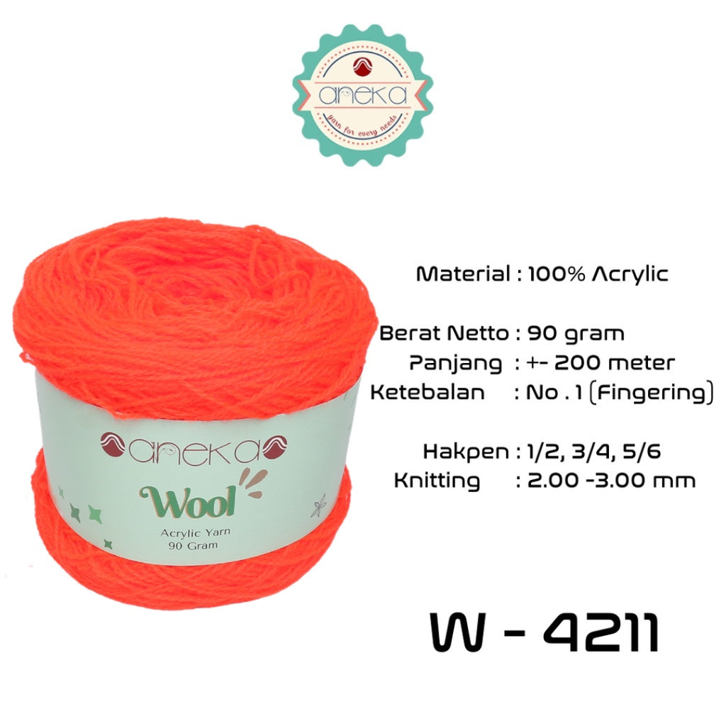 KATALOG - Benang Rajut Wool / Wol / Siet Yarn 90 gram - PART 3