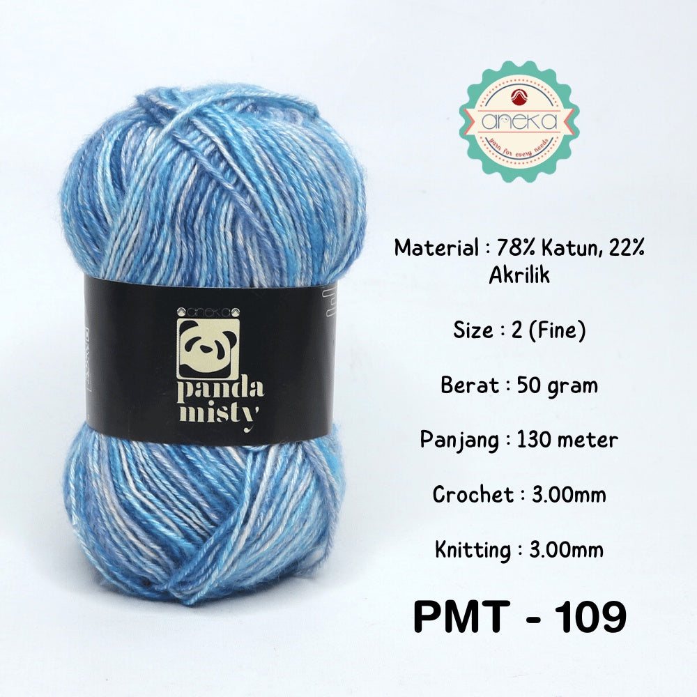 KATALOG -  Benang Rajut Katun Panda Misty Sembur / Semprot Wol / Stonewashed Yarn / Mix Colors - PART 3