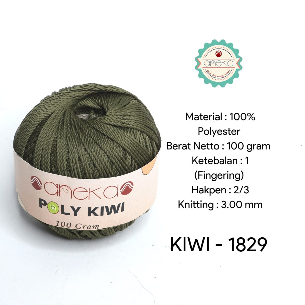 KATALOG - Benang Rajut Poli / Poly Kiwi Yarn - PREMIUM - Part 1