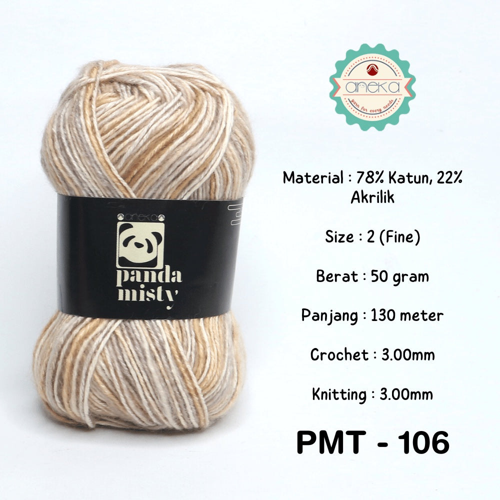 KATALOG -  Benang Rajut Katun Panda Misty Sembur / Semprot Wol / Stonewashed Yarn / Mix Colors - PART 3