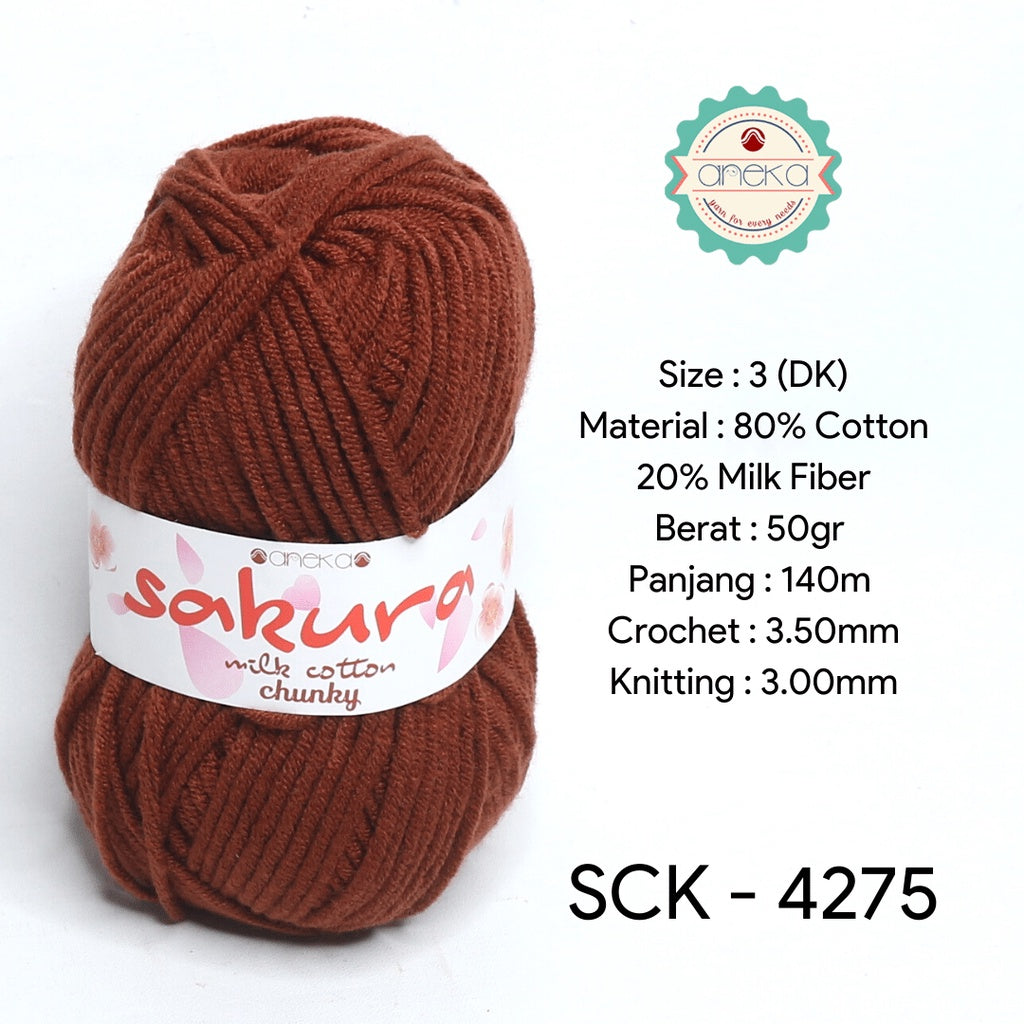KATALOG - Benang Rajut Katun Susu Sakura Milk Cotton Chunky PART 1
