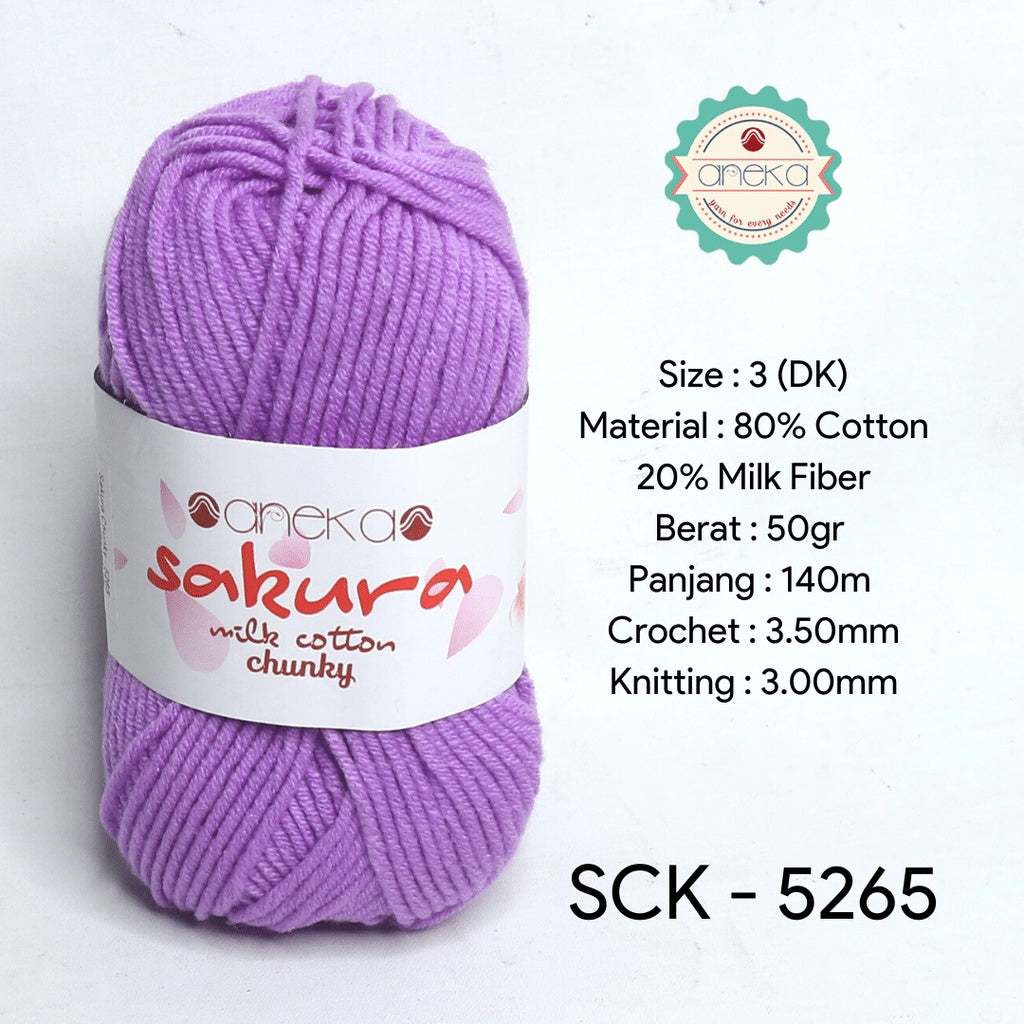 KATALOG - Benang Rajut Katun Susu Sakura Milk Cotton Chunky PART 2
