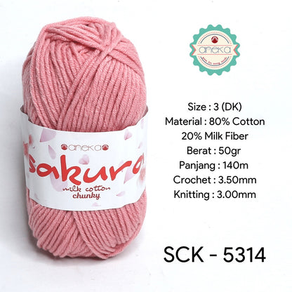 KATALOG - Benang Rajut Katun Susu Sakura Milk Cotton Chunky PART 2