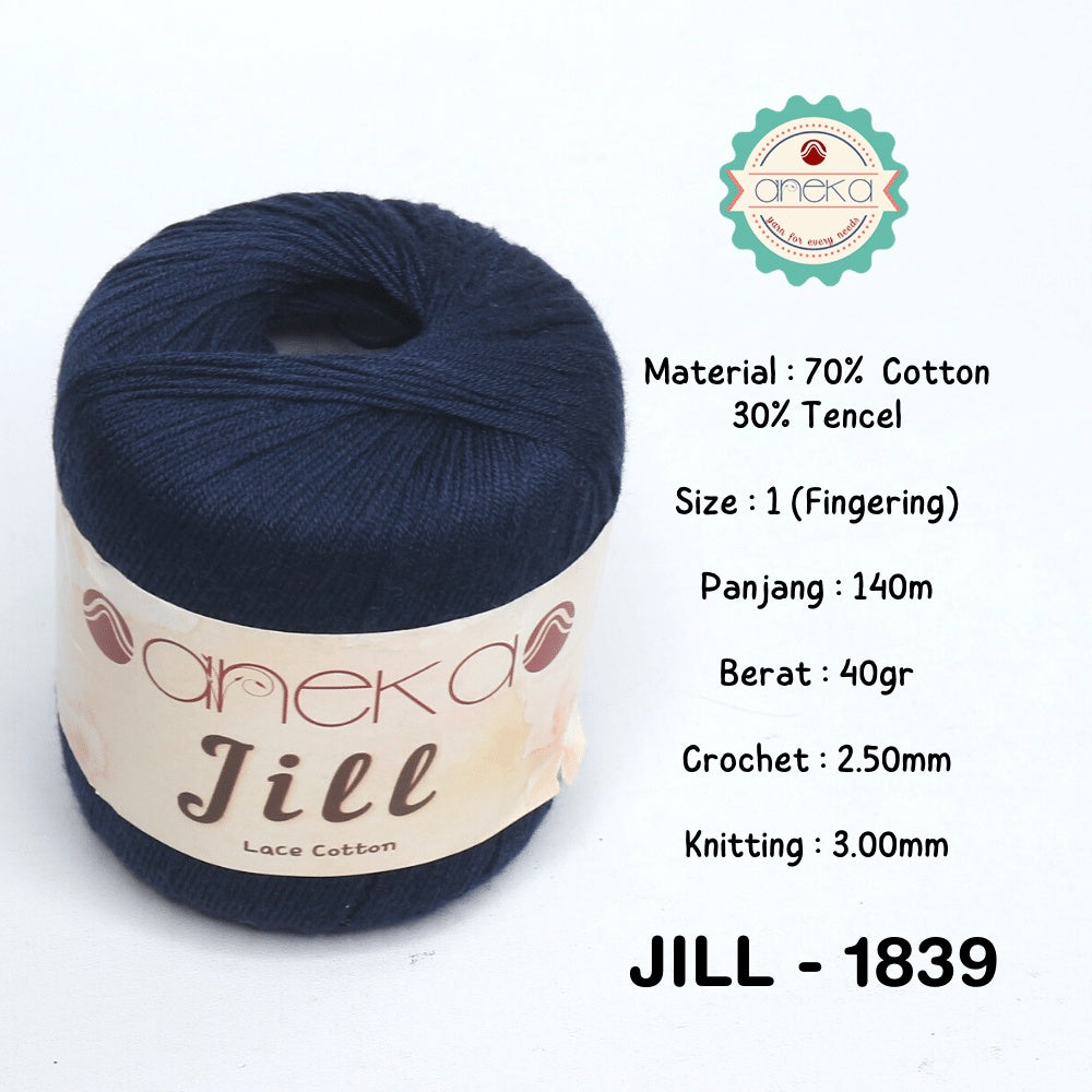 KATALOG - Benang Rajut Katun Jill Lace Cotton