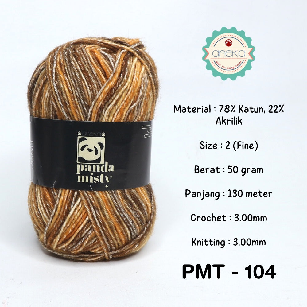 KATALOG -  Benang Rajut Katun Panda Misty Sembur / Semprot Wol / Stonewashed Yarn / Mix Colors - PART 3