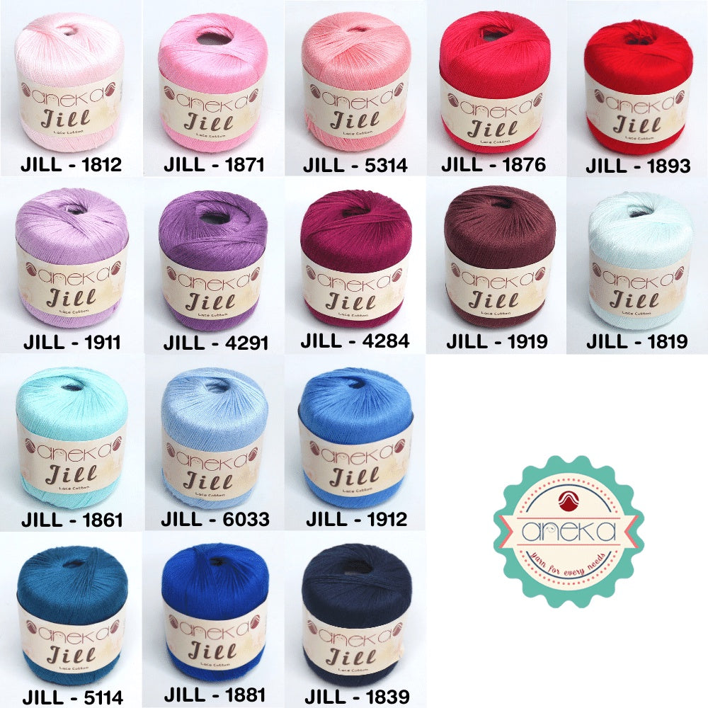 KATALOG - Benang Rajut Katun Jill Lace Cotton