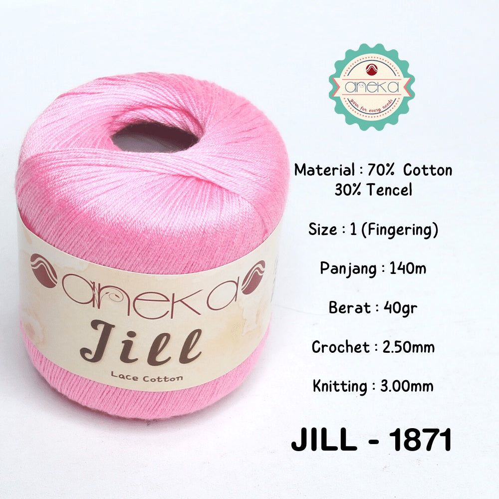 KATALOG - Benang Rajut Katun Jill Lace Cotton