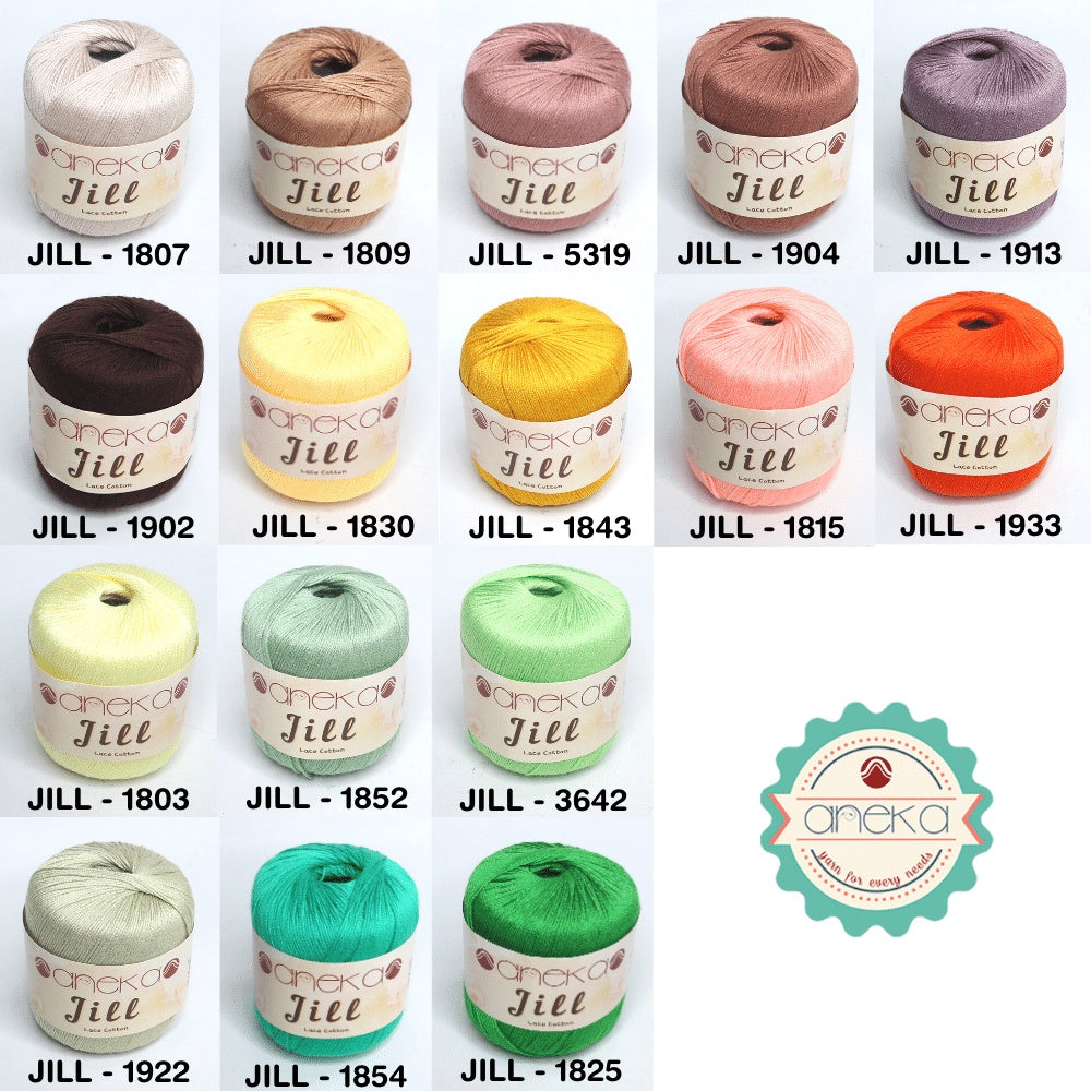 KATALOG - Benang Rajut Katun Jill Lace Cotton