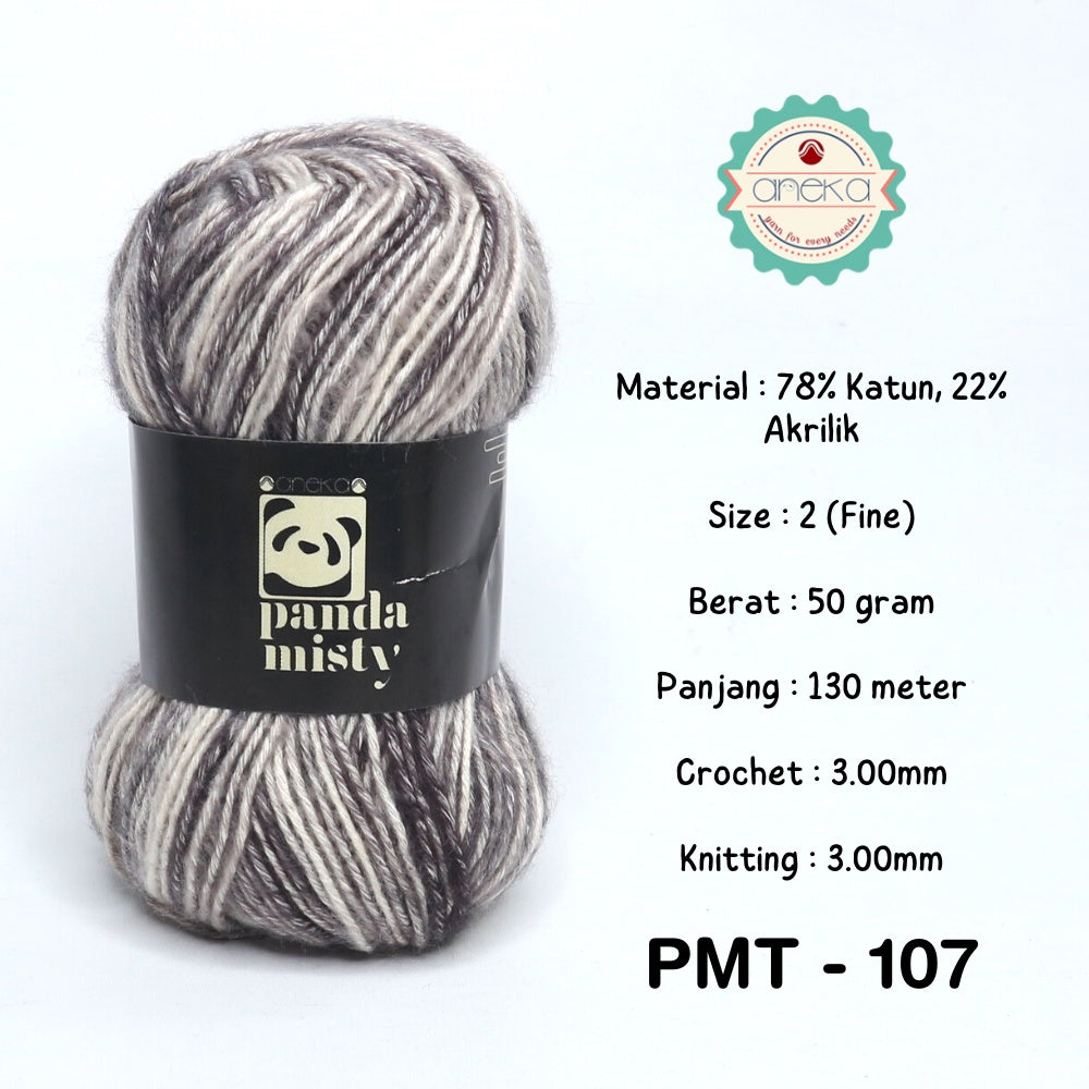 KATALOG -  Benang Rajut Katun Panda Misty Sembur / Semprot Wol / Stonewashed Yarn / Mix Colors - PART 3