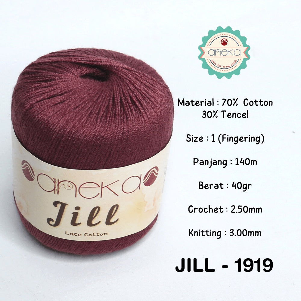 KATALOG - Benang Rajut Katun Jill Lace Cotton
