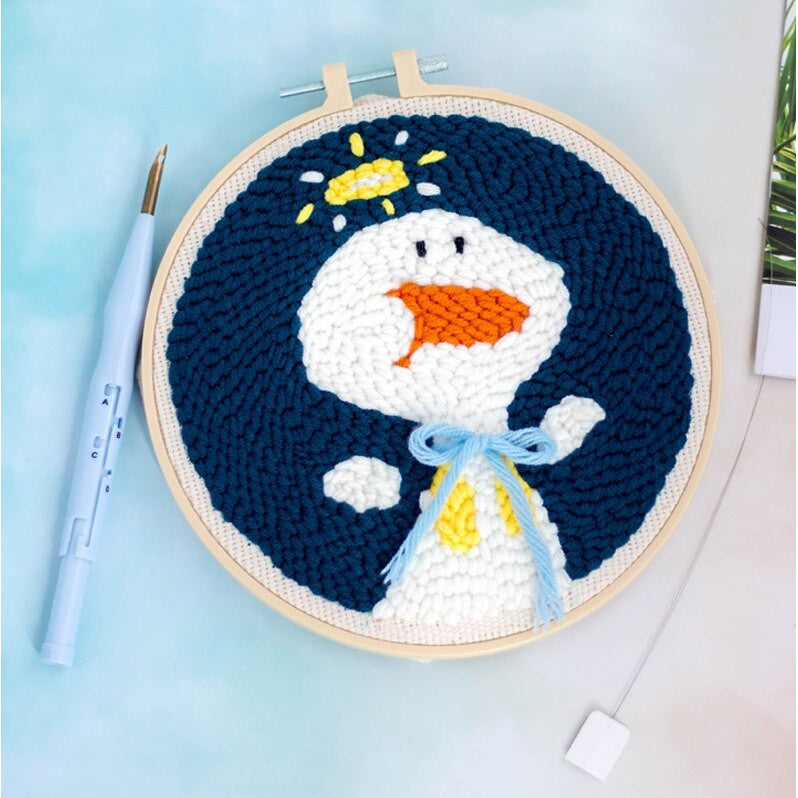 KATALOG - Round Canvas Punch Needle ANK / Kanvas Punch Bulat DIY