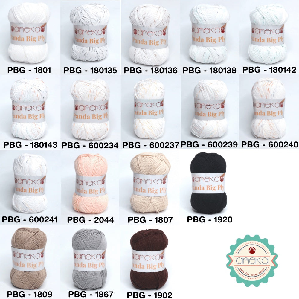 KATALOG - Benang Rajut Katun Panda Big Ply