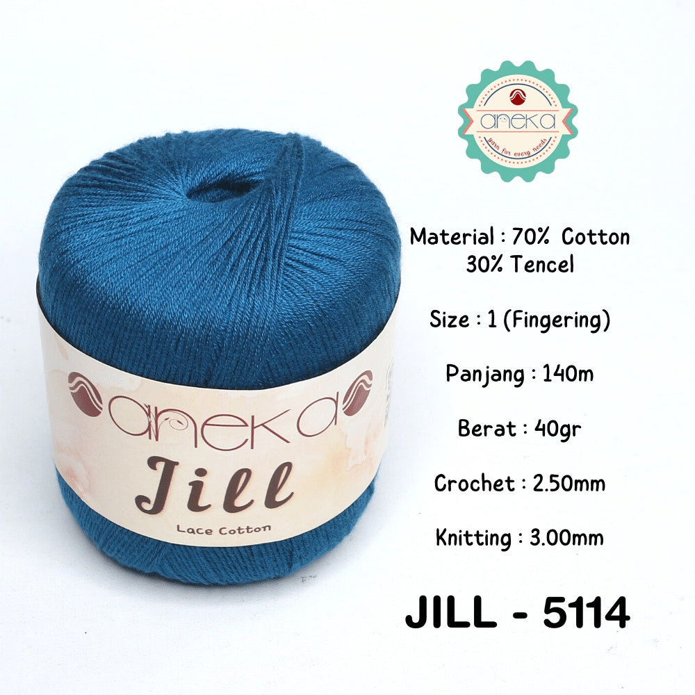 KATALOG - Benang Rajut Katun Jill Lace Cotton