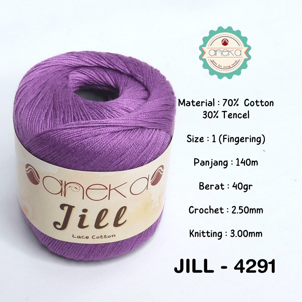 KATALOG - Benang Rajut Katun Jill Lace Cotton